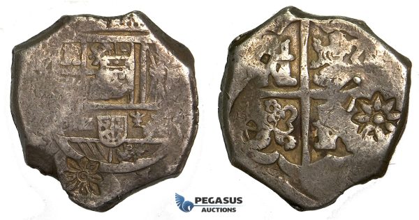 S69, Indonesia, Java? Unknown issuing authority, Cob 8 reales, ND, Silver (27.63g) Nice and Interesting!