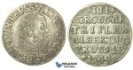 T001, Poland (for Prussia) Albrecht, 3 Groschen (Trojak) 1544, Silver (2.69g) VF