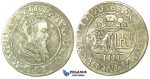 T132, Poland (for Lithuania) Sigismund II Augustus, 4 Groschen 1568-SA, Vilnius, Silver (3.26g)
