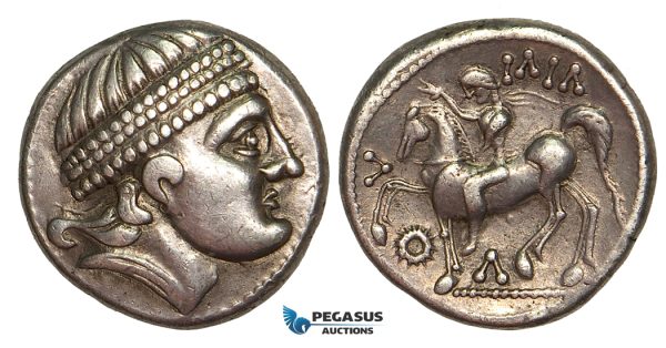 V03, Eastern Celts, Barbaric Imitation, Burgenland "Kroisbacher" AR Tetradrachm (13.31g)