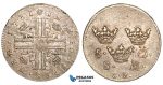V56, Sweden, Fredrik I, 5 Öre 1731/0 SM/GZ, Stockholm, Silver, EF