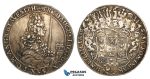V73, Germany, Saxony, Friedrich August I, Taler 1697 IK, Dresden, Silver (28.78g) VF-XF with a strong toning! Rare!