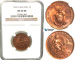 W56, Philippines (US Mandate) 1 Centavo 1939-M, Manila, NGC MS65RB