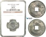W70, Vietnam (Tonkin) 1/600 Piastre 1905, NGC MS62