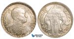 W88, Thailand, Rama VI, Bath BE2456 (1913) Silver, Luster, High Grade, few bag marks!