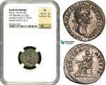 Y17, Roman Empire, Nerva (96-98 AD) AR Denarius (3.23g) 96 AD, Rome, Fortuna, NGC XF (RIC Unlisted!) RRR! NGC Article!