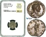 Y18, Roman Empire, Hadrian (117-138 AD) AR Denarius (3.34g) 119-122 AD, Rome, PAX, NGC Ch AU Fine Style