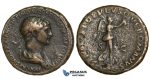 Y73, Roman Empire, Trajan (98-117 AD) Æ As (11.47g) Rome, Victory