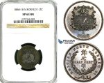 Y91, British North Borneo, 1/2 Cent 1886-H, Heaton, NGC SP63BN