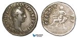 Z86, Roman Empire, Trajan (98-117 AD) AR Denarius (3.15g) Rome (98 AD) Concordia, F-VF