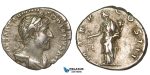 Z92, Roman Empire, Hadrian (117-138 AD) AR Denarius (3.31g) Rome (119-122 AD) Aequitas, VF