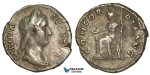 Z98, Roman Empire, Sabina. Augusta (128-136 AD) AR Denarius (3.24g) Rome (134-137 AD) Concordia, VF