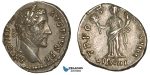 ZA07, Roman Empire, Antoninus Pius (138-161 AD) AR Denarius (3.39g) Rome (147 AD) Liberalitas, EF