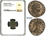 ZA36, Roman Empire, Divus Claudius II Gothicus (Died 270 AD) BL Antoninianus (Double Denarius) (2.84g) Mediolanum (Milan) Victory, NGC MS