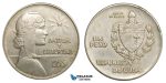 ZB33, Cuba, "ABC" Peso 1935, Silver, aXF