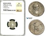 ZC15, Roman Empire, Tiberius (14-37 AD) AR Denarius "Tribute Penny" (3.69g) Lugdunum (Lyon), 18-35 AD, Pax, NGC AU