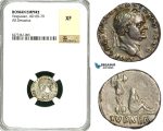 ZC32, Roman Empire, Vespasian (69-79 AD), AR Denarius (3.01g) Rome, 69-70 AD, "Judaea capta" NGC XF