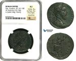 ZC67, Roman Empire, Marcus Aurelius (161-180 AD) Æ Sestertius (25.70g) Rome, 174 AD, NGC AU, Fine Style