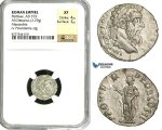 ZC69, Roman Empire, Pertinax (193 AD), AR Denarius (2.29g) Alexandria, 193 AD, Providentia, NGC XF