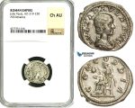 ZD19, Roman Empire, Julia Paula Augusta (219-220), AR Denarius (2.54g) Rome, Concordia, NGC Ch AU
