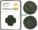 ZD41, Roman Empire, Philip II (247-249 AD) Æ As (11.50g) Rome, 246 AD, NGC Ch VF