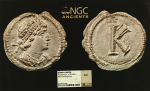 ZD45, Roman Empire, Anonymous, AR 1/3 Siliqua (One Scripulum) Constantinopolis, c. 330 AD, NGC AU