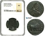 ZD48, Roman Empire, Julian II. "The Apostate" (360-363 AD) Æ1, BL Maiorina (8.15g) Arles, 362-363 AD, Bull, NGC AU