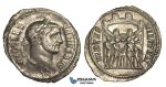 ZD84, Roman Empire, Diocletian (284-305 AD) AR Argenteus (3.01g) Rome, Campgate, VF-EF