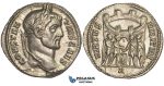 ZD85, Roman Empire, Constantius I Chlorus as Caesar (293-305 AD) AR Argenteus (3.15g) Rome, Campgate, EF