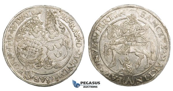 ZE32, Netherlands, Hoorne, Philipp of Montmorency, Taler (Bettlertaler) ND, Silver (28.03g) Lustrous XF