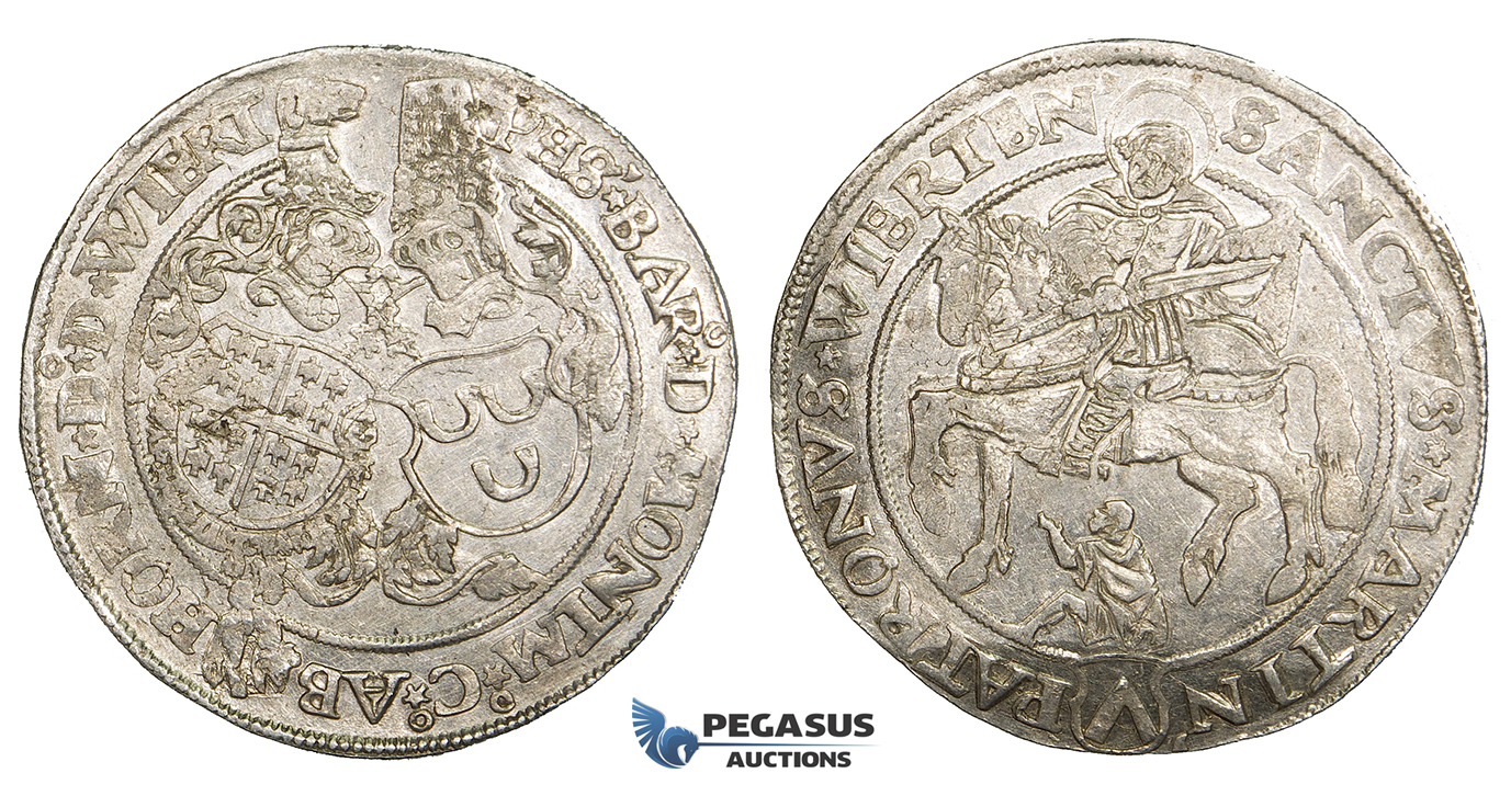 ZE32, Netherlands, Hoorne, Philipp of Montmorency, Taler (Bettlertaler) ND, Silver (28.03g) Lustrous XF