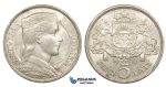 ZE51, Latvia, 5 Lati 1929, Silver, Lustrous XF-UNC