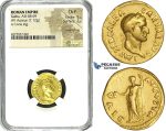 ZE64, Roman Empire, Galba (68-69 AD) AV Aureus (7.12g) Rome, 68-69 AD, Livia, Rare! NGC Ch F