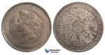 ZE73, Hong Kong, Victoria, 1 Dollar 1867, Silver, Toned VF, Rare!