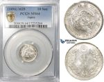 ZE95, Japan, Meiji, 10 Sen Year 29 (1896) Silver, PCGS MS64