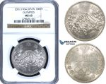 ZE98, Japan, 1000 Yean 1964 (Olympic Games) Silver, NGC MS65