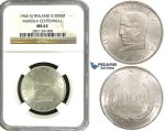 ZF40, Finland, 1000 Markkaa 1960, Silver, NGC MS63