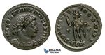 ZG42, Roman Empire, Constantine I (306-337 AD), Æ Nummus (3.82g) Londinium (London) Sol Standing, BrownVF-EF