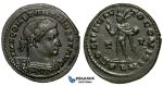 ZG48, Roman Empire, Constantine I (306-337 AD), Æ Nummus (4.81g) Londinium (London) Sol Standing, Brown Good VF