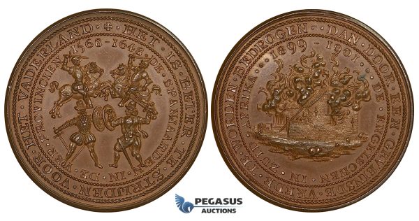 ZG78, South Africa, Bronze Medal (Ø 33.5mm, 16.39g) 1901, on the Anglo-Boer War Atrocities "Concentration Camp medal"