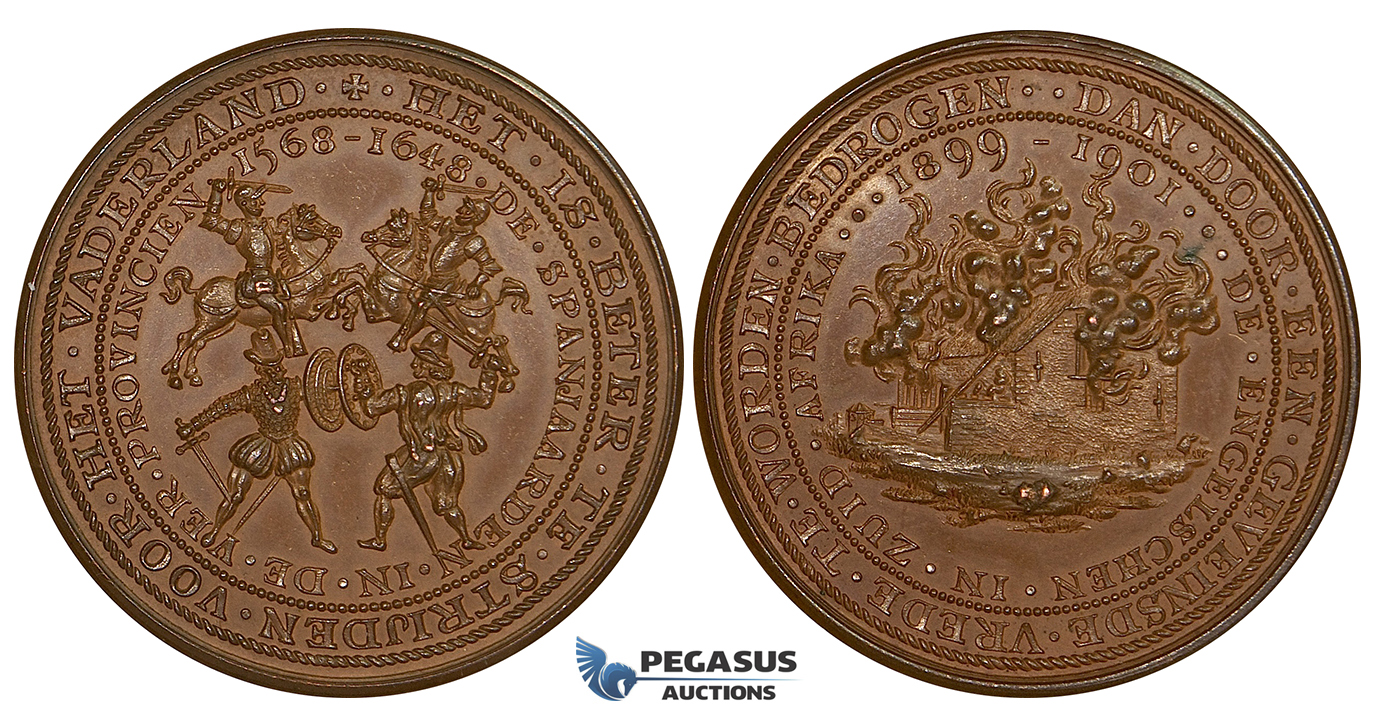 ZG78, South Africa, Bronze Medal (Ø 33.5mm, 16.39g) 1901, on the Anglo-Boer War Atrocities "Concentration Camp medal"