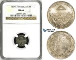ZH29, Honduras, 1/8 Real 1869-A, Paris, NGC MS65
