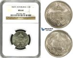 ZH30, Honduras, 1/2 Real 1869-A, Paris, NGC MS64