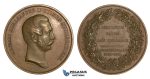 ZH74, Russia for Finland, Alexander II, Bronze Medal 1864 (Ø 55m, 74g) by Lea Ahlborn, in memory of Finnish Seym