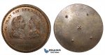 ZI01, France, Louis XV, Bronze Medal Pattern? 1721 (Ø33mm  7.78g) on Wedding to Marie Anne Victoire of Spain, Rare