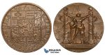 ZI05, Czechoslovakia, Bronze Medal 1939 (Ø38mm, 22.54g) in the desire for liberation from Nazi occupation