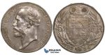ZI95, Liechtenstein, Johann II, 5 Francs 1924, Bern, Silver, Toned XF-AU