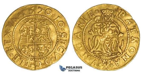 ZJ14, Transylvania, Johann II. Sigismund, Ducat 1570, Hermannstadt, Gold (3.50g) gVF