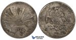 ZK06, Mexico, 8 Reales 1891 Ga JB, Guadalajara, Silver, Chopmarks & Counterstamp, VF