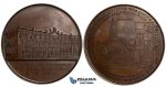 ZL39, Belgium, Bronze Medal 1852 (Ø61mm, 54.2g) by Wiener, Verviers Palace of Justice